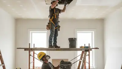 Ceiling water damage repair in Riverside, CA home with stain and moisture damage check