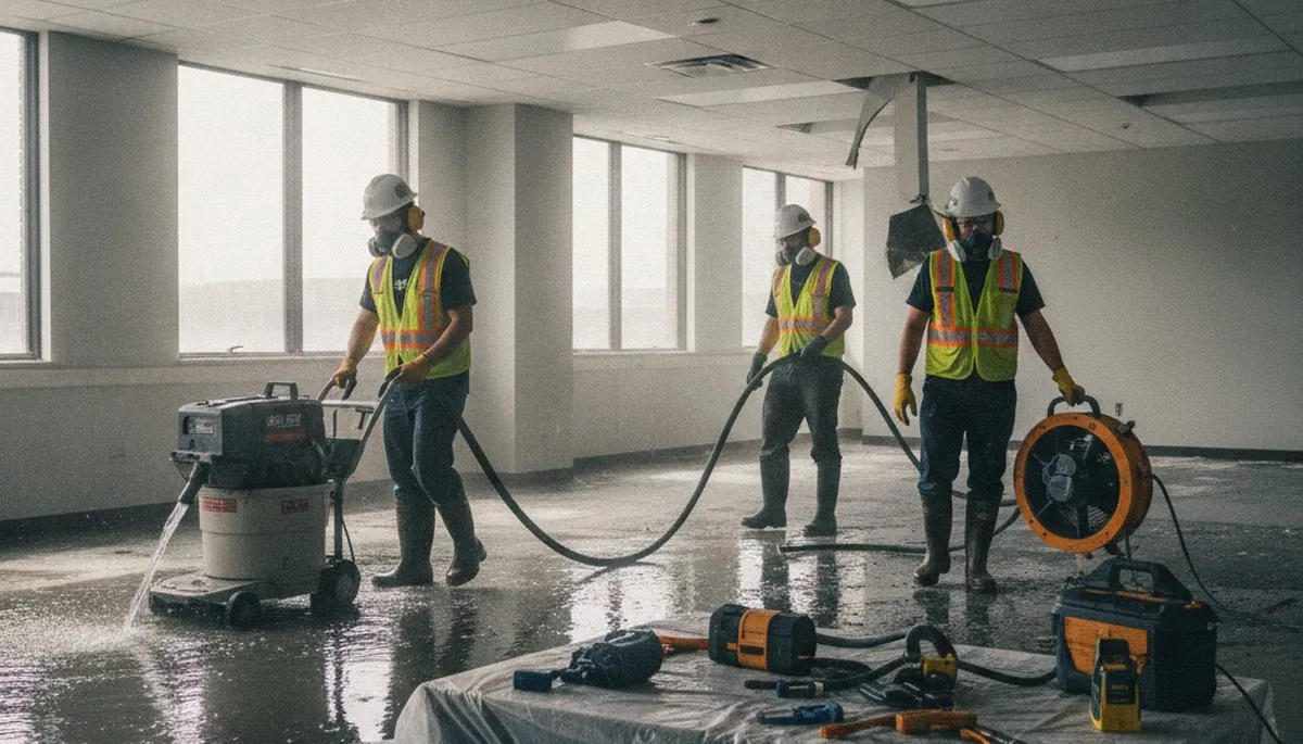 Emergency water damage restoration team serving homes in Riverside, CA