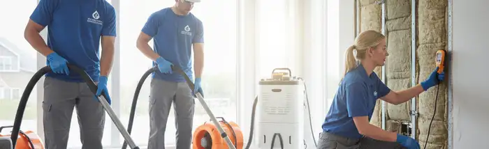 Water damage restoration team in Riverside, CA providing fast home and business cleanup services