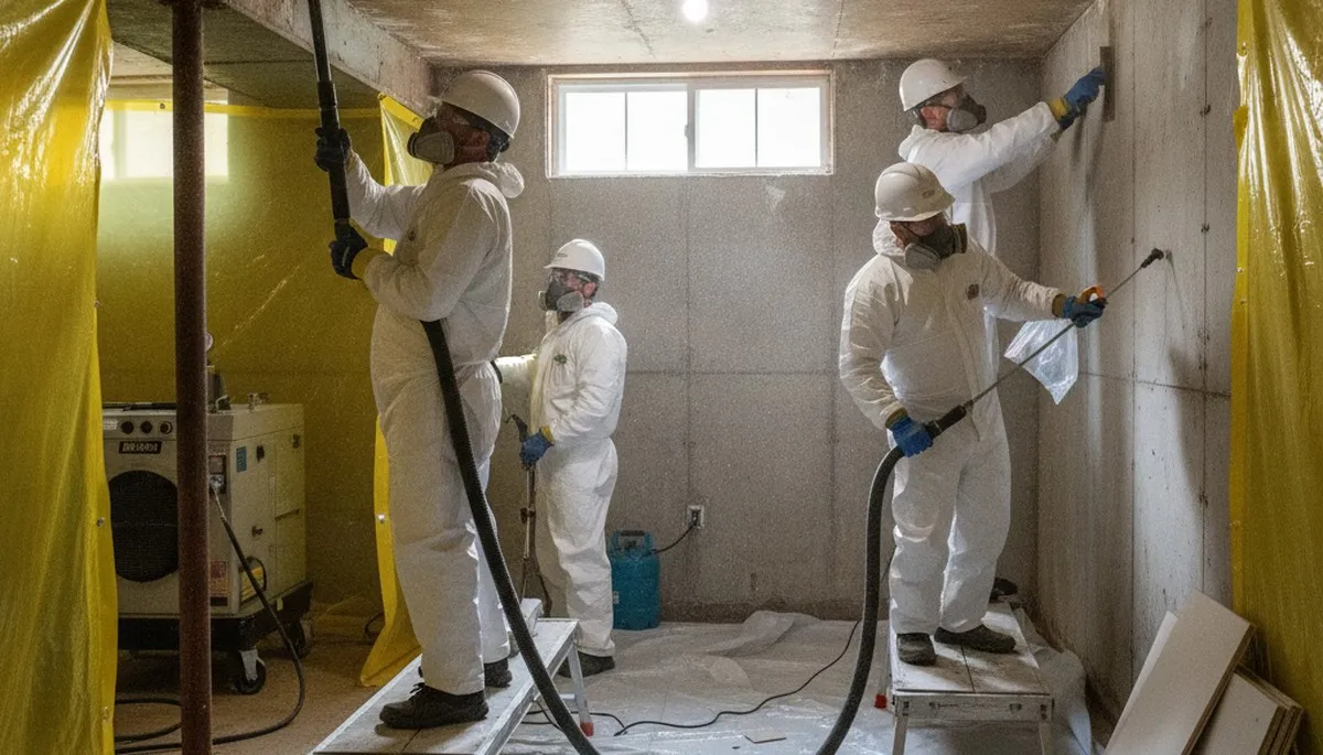 Mold removal inspection for Riverside, CA home by water damage restoration professionals