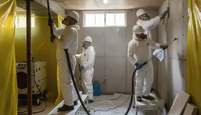 Mold removal inspection for Riverside, CA home by water damage restoration professionals