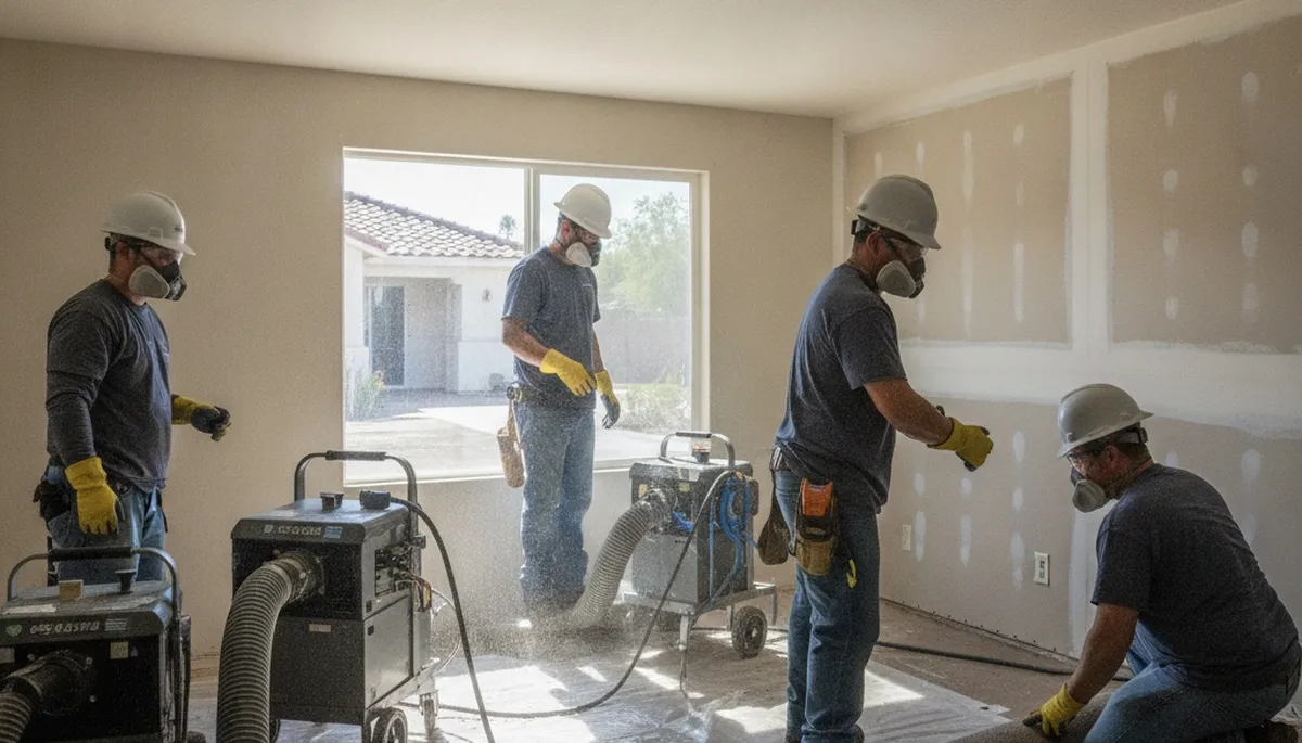 Water damage restoration team serving Riverside, CA with professional cleanup and drying services