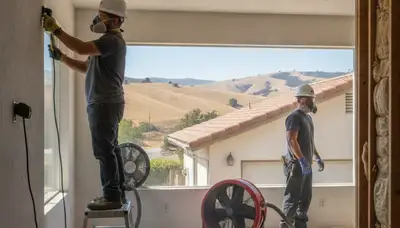Water damage restoration team serving Riverside, CA with emergency cleanup and drying services