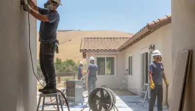 Water damage restoration team in Riverside, CA providing professional property recovery services
