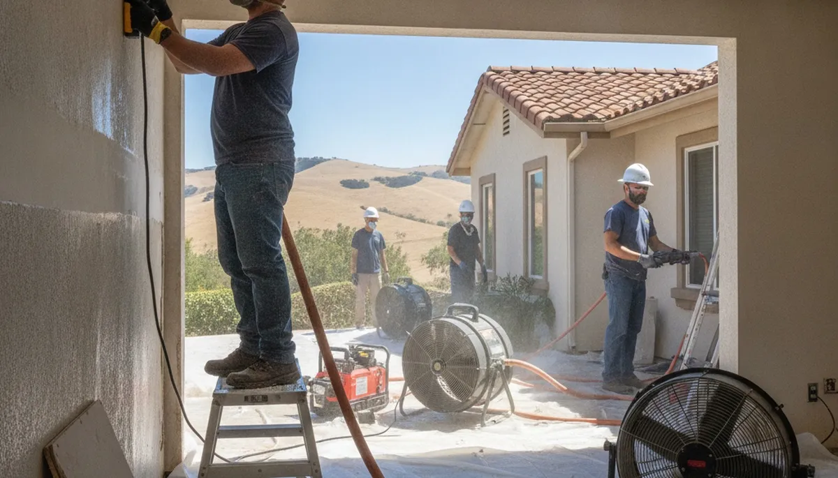 Water damage restoration team serving Riverside, CA with professional cleanup and repair services