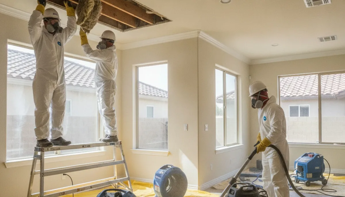 Water damage restoration team serving Riverside, CA for emergency cleanup and repair