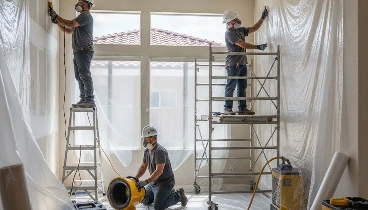 Water damage restoration team serving Riverside, CA for emergency cleanup and repair