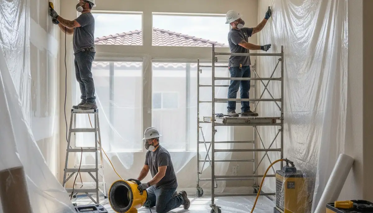 Water damage restoration team serving Riverside, CA for emergency cleanup and repair