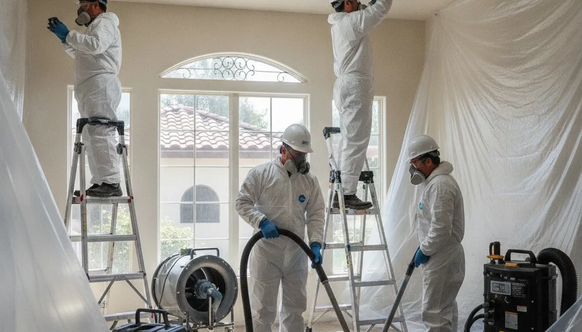 Water damage restoration team serving Riverside, CA with professional cleanup and repair services